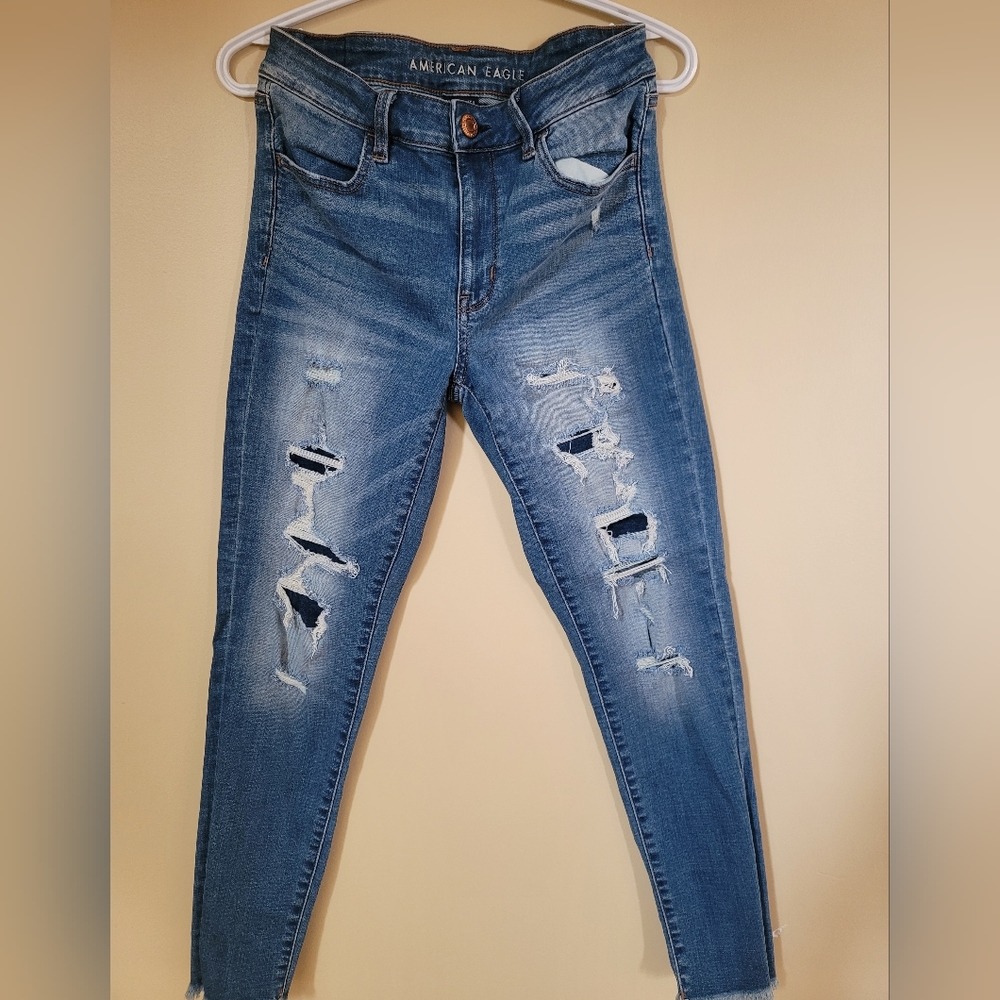 American Eagle Super Strech Jean,Size:8